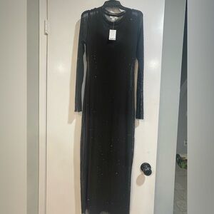 Bar lll long maxi skin tight dress